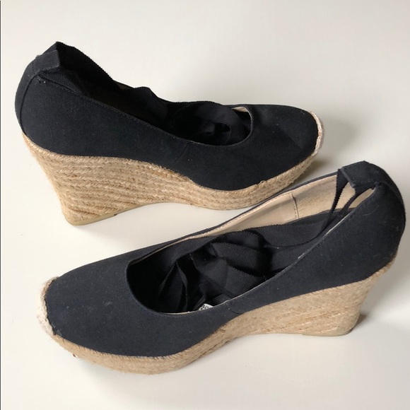Mossimo | Black Platform Wedge Espadrilles | 8 - Picture 5 of 8